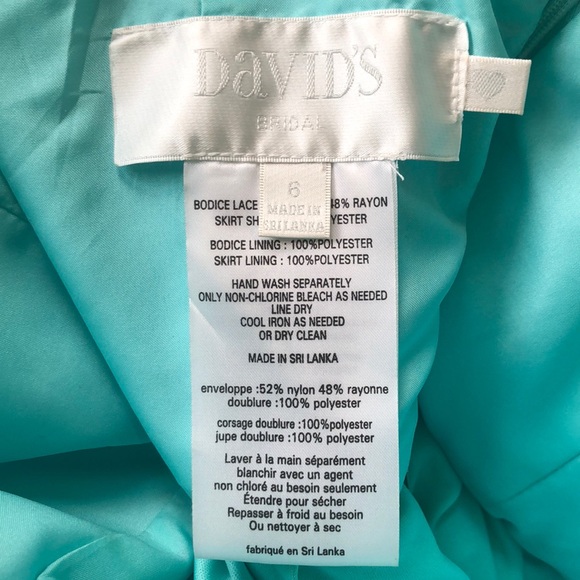 David’s Bridal Bridesmaid Gown - Picture 2 of 3